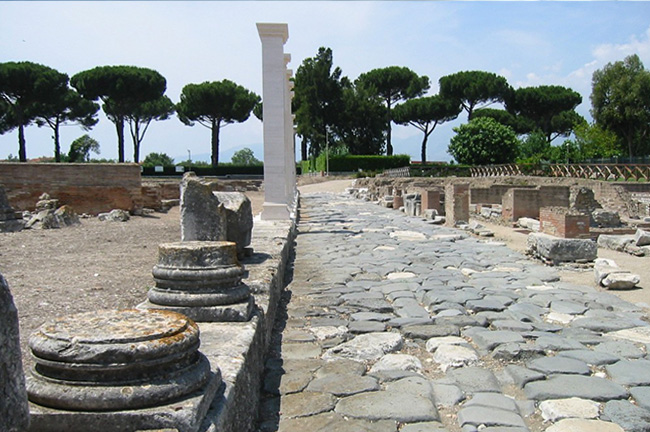 Appian Way or Via Appia in Rome