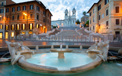 Spanish Steps in Rome, Italy