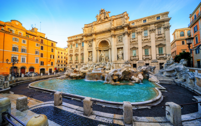 Trevi Fountain in Italy